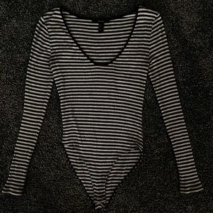 Striped Bodysuit